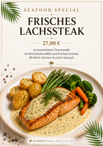 Lachssteak-Juni