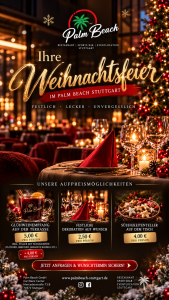 Elegante Weihnachtsfeier im Palm Beach Stuttgart
